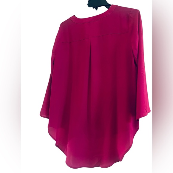 Cato Women's Fuchsia Blouse - Picture 2 of 4